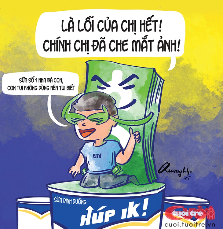 Sữa dinh dưỡng bịt mắt người nổi tiếng - Ảnh 1.