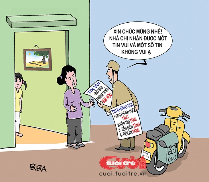 Muôn mặt xét tuyển đại học: Người vui kẻ buồn, có người vui buồn lẫn lộn - Ảnh 1.