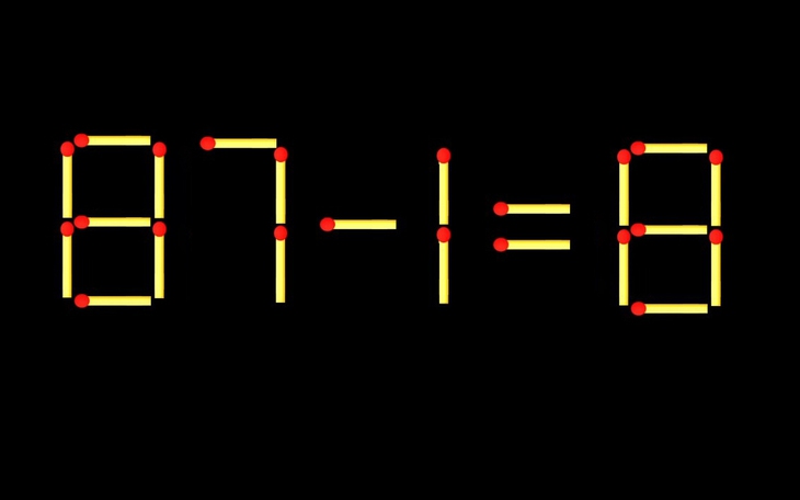 Thử tài IQ: Di chuyển một que diêm để 8+4=7-5 thành phép tính đúng - Ảnh 7.
