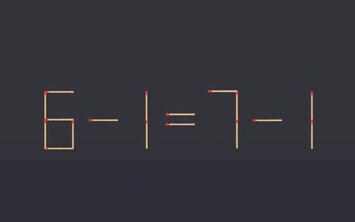 Thử tài IQ: Di chuyển một que diêm để 8-1=4-3 thành phép tính đúng - Ảnh 9.