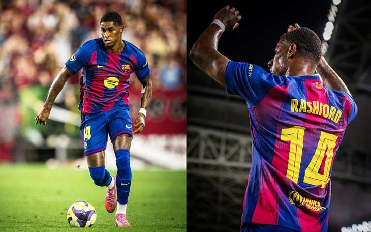 Rashford bị cà khịa vì không thể ghi bàn cho Barca trước khung thành trống - Ảnh 2.