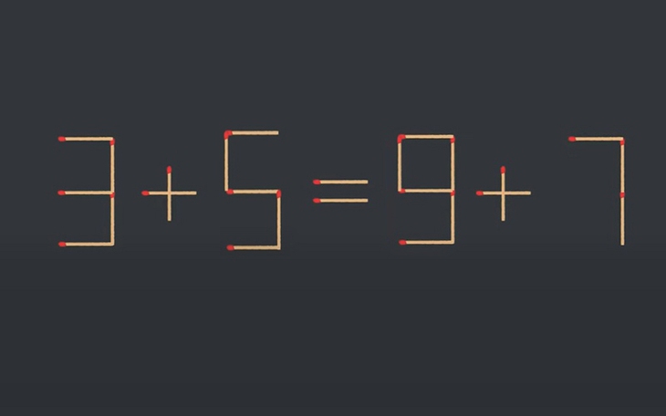 Thử tài IQ: Di chuyển một que diêm để 8+6-3=6 thành phép tính đúng - Ảnh 8.