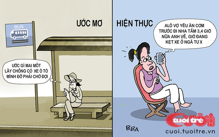 lấy chồng đi ô tô - Ảnh 1.