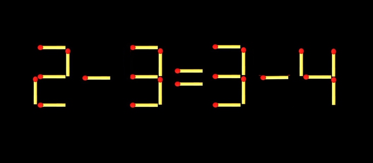 Thử tài IQ: Di chuyển một que diêm để 2-9=34 thành phép tính đúng - Ảnh 1.
