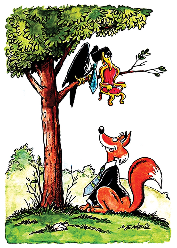 Ngụ ngôn cáo và quạ thời hiện đại - Ảnh 2.