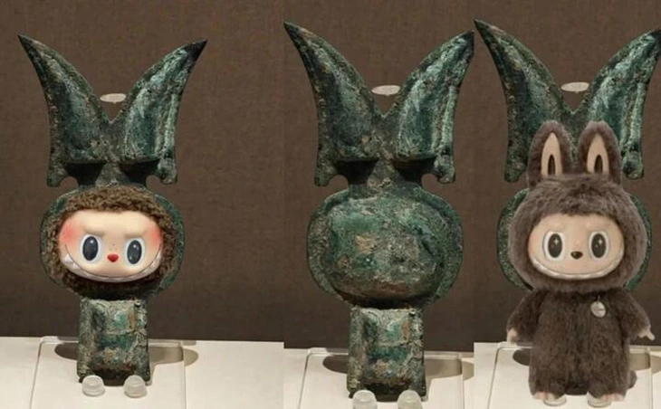 Cổ vật 2.000 năm tuổi gây bão mạng vì giống hệt... Labubu - Ảnh 1.