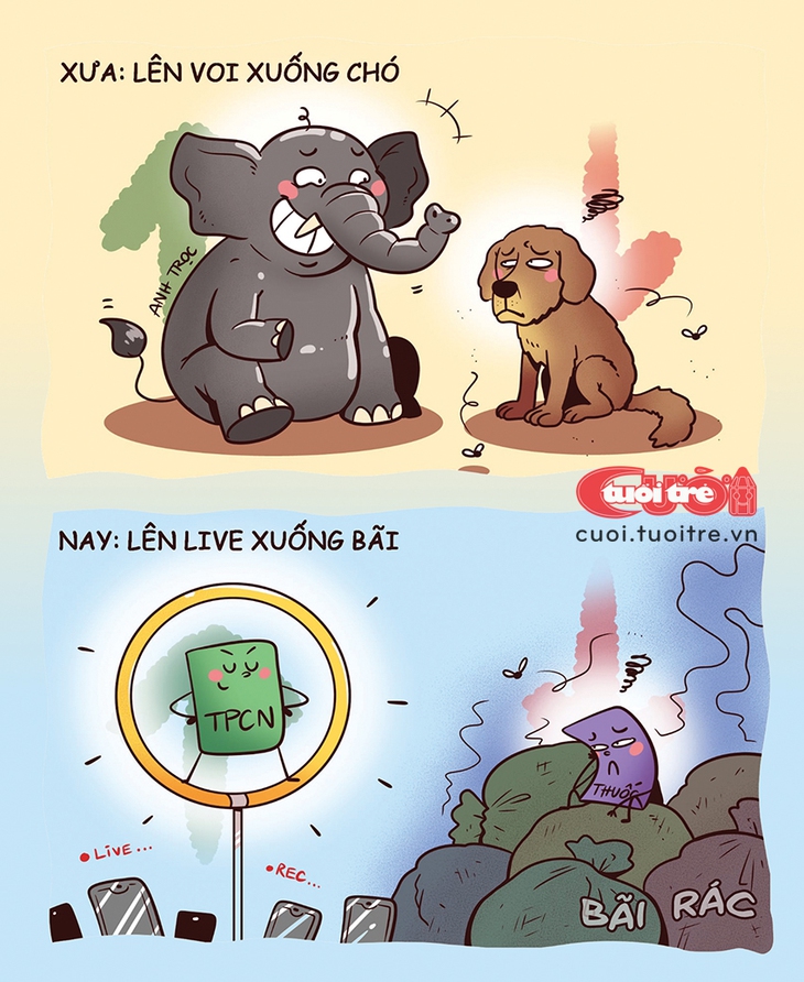 Xưa lên voi xuống chó, nay lên live xuống bãi - Ảnh 1.