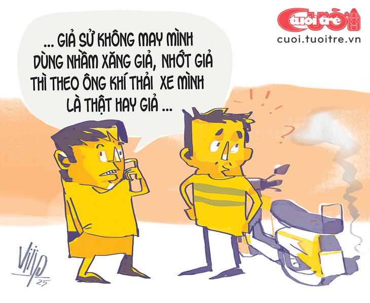 Câu hỏi triết học về khí thải xe máy - Ảnh 1.