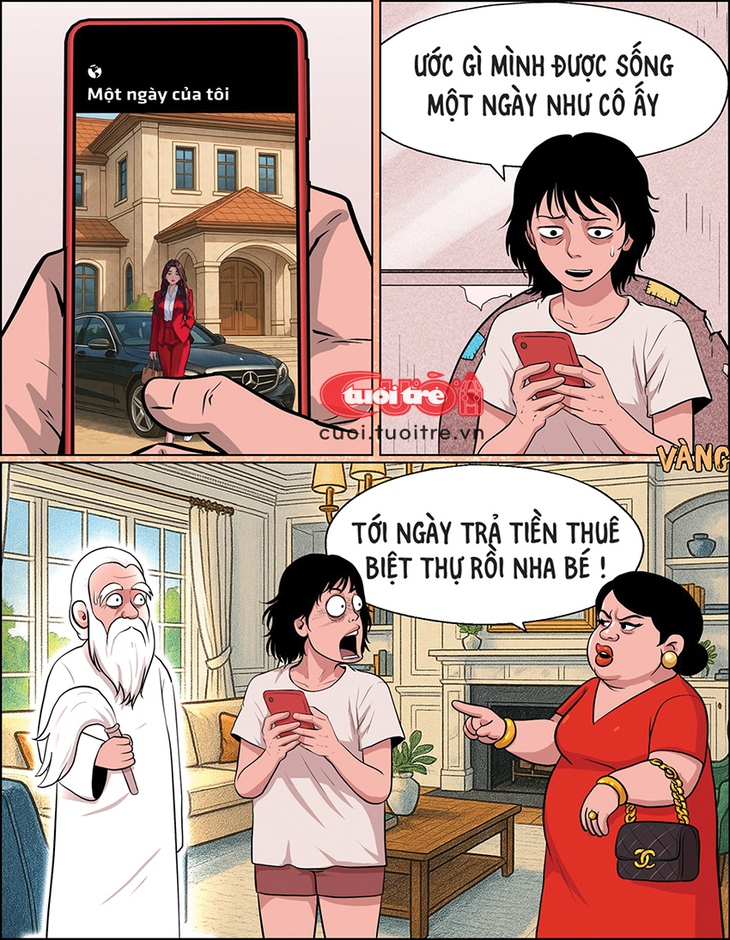 Cô gái nghèo vào ở biệt thự 500 tỉ để sống ảo - Ảnh 1.