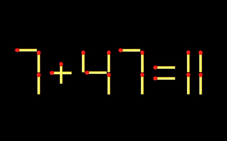 Thử tài IQ: Di chuyển một que diêm để 6+11=6 thành phép tính đúng - Ảnh 7.