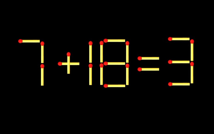 Thử tài IQ: Di chuyển một que diêm để 7+3=84 thành phép tính đúng - Ảnh 8.