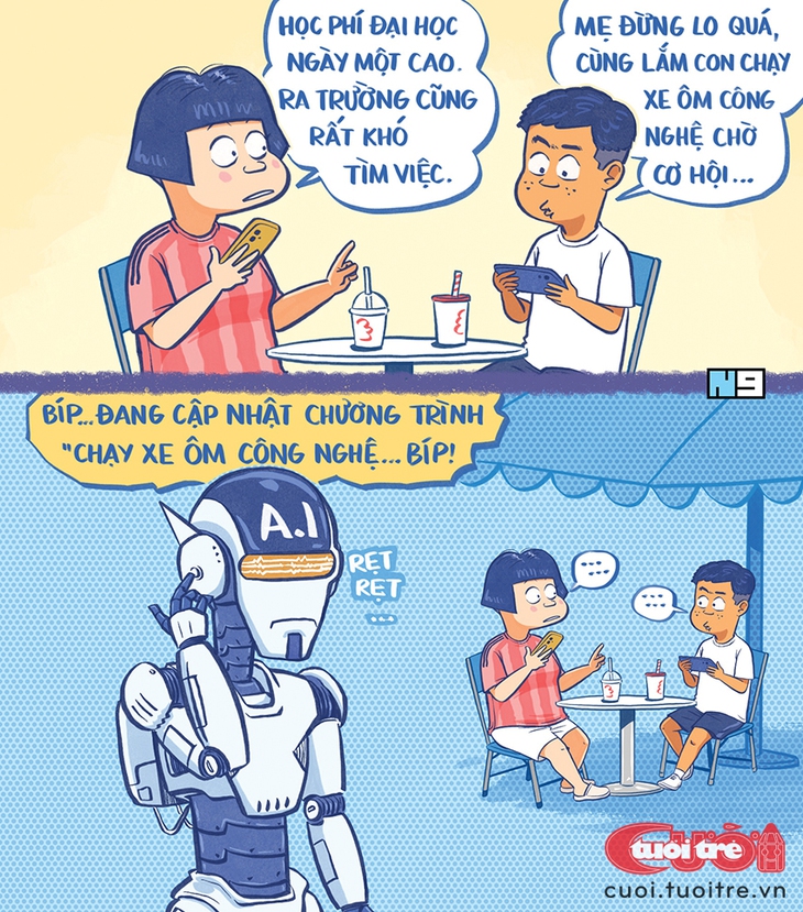 Vào đại học hay chạy xe ôm công nghệ đây? - Ảnh 1.