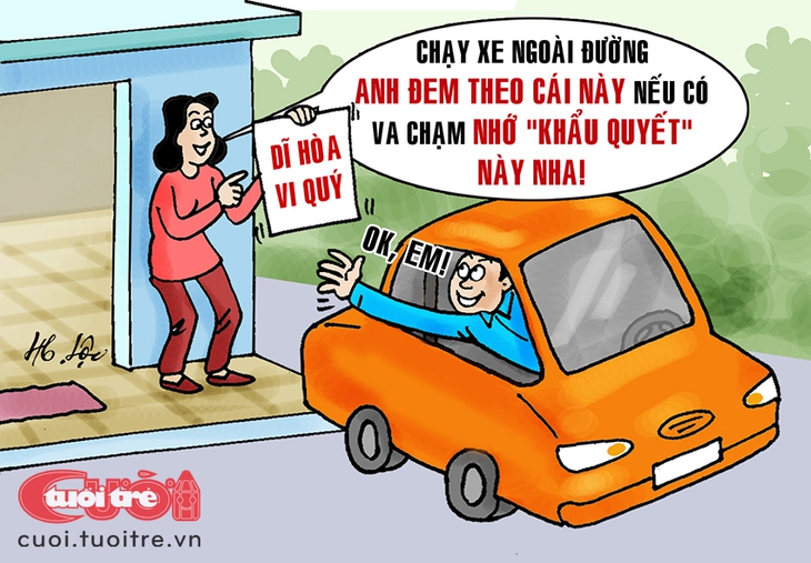 Ra đường cứ 'dĩ hòa vi quý' để còn về nhà an toàn - Ảnh 1.