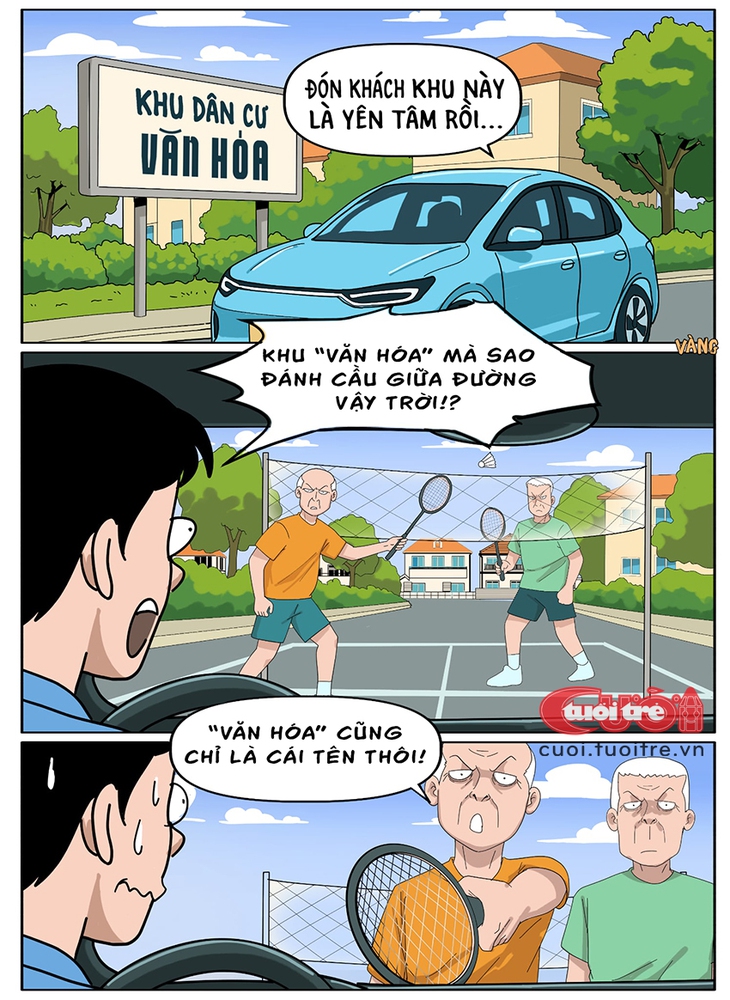 Đánh cầu lông giữa đường thể hiện văn minh, văn hóa? - Ảnh 1.