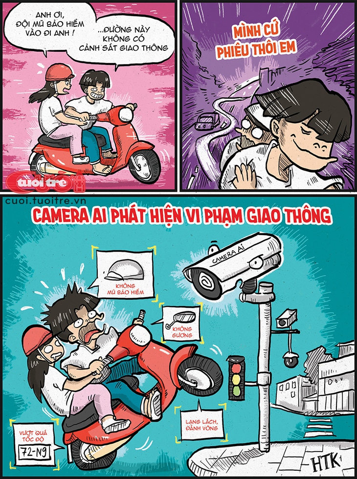 Đừng 'đùa dai' với camera giao thông trí tuệ nhân tạo - Ảnh 1.