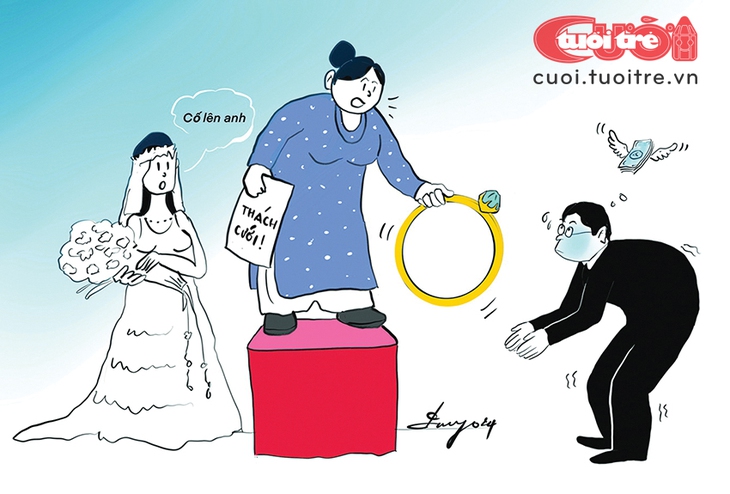 Giá vàng vượt mốc 127 triệu, các chú rể méo mặt - Ảnh 1.