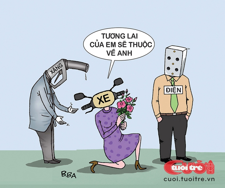 xe điện - Ảnh 1.