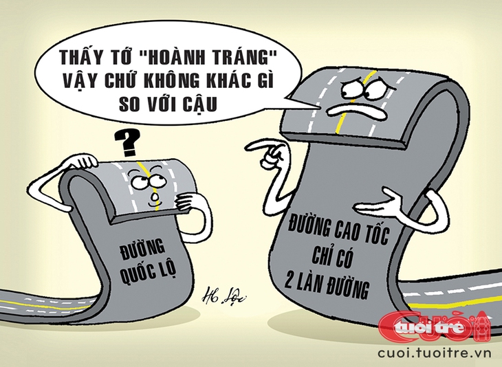 Cao tốc 2 làn 'gánh còng lưng' - Ảnh 2.