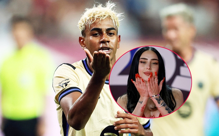 Tranh tường Lamine Yamal ở Barcelona bị vẽ thêm 7 chú lùn để cà khịa - Ảnh 2.