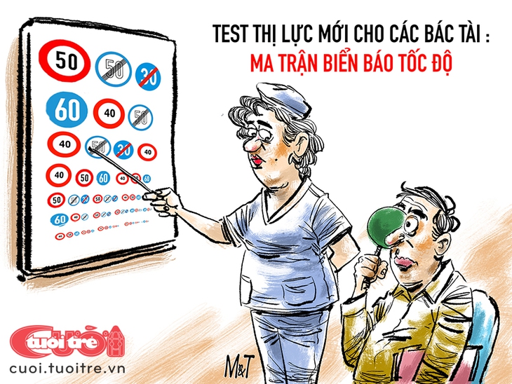 Biển báo giao thông rối loạn, bác tài cần được test thị lực - Ảnh 1.