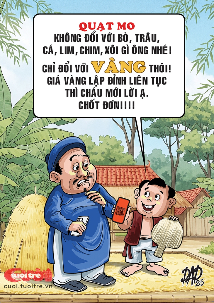 Thằng Bờm và cái quạt mo phiên bản 2025 - Ảnh 1.