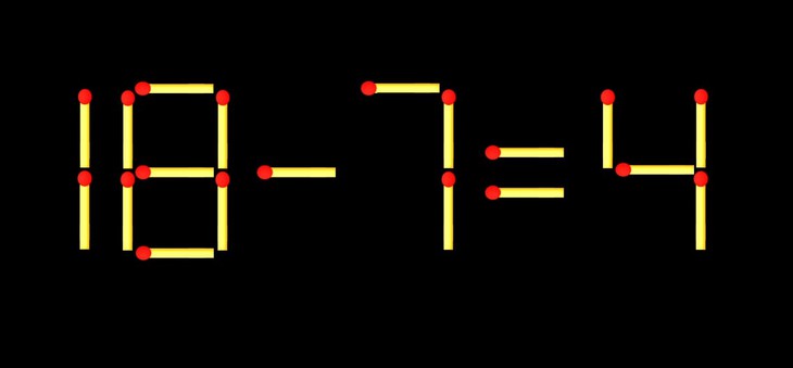 Thử tài IQ: Di chuyển một que diêm để 19+16=8 thành phép tính đúng - Ảnh 5.