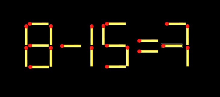Thử tài IQ: Di chuyển một que diêm để 19+16=8 thành phép tính đúng - Ảnh 4.
