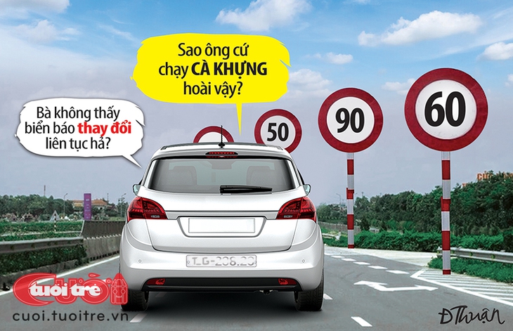 Biển báo dành cho tài xế phản ứng siêu tốc độ - Ảnh 1.