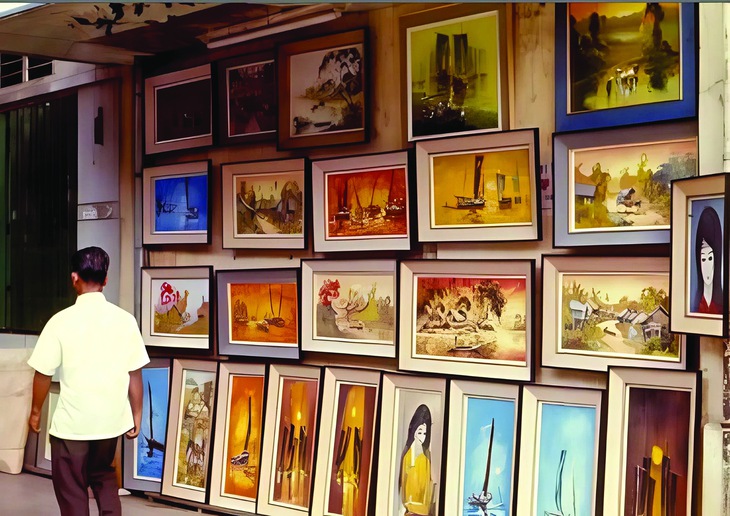 Chuyện bày tranh - bán tranh một thuở - Ảnh 1.