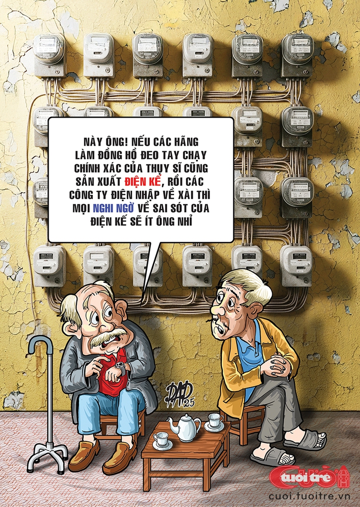 Công tơ điện... Thụy Sĩ? - Ảnh 1.