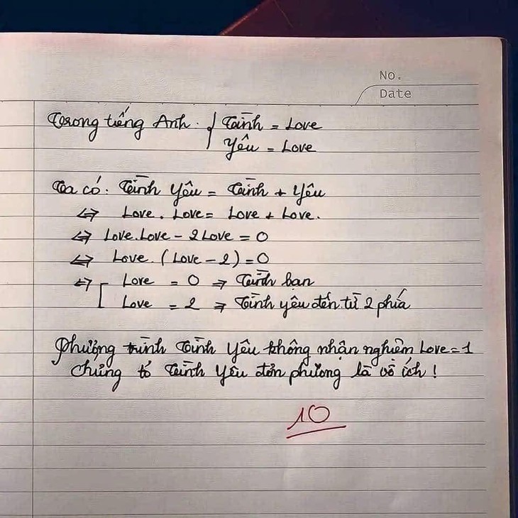 Ảnh vui 19-9: Toán học khi kết hợp Tiếng Anh kiểu... - Ảnh 1.