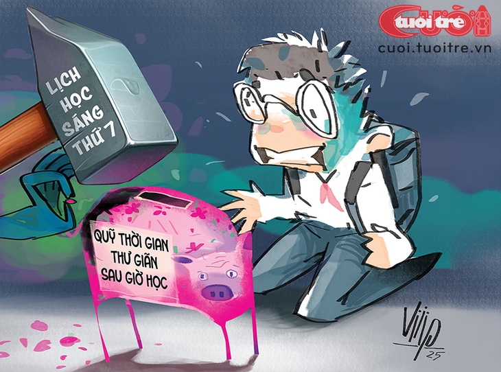 Học sinh đi học sáng thứ Bảy có gì vui? - Ảnh 1.