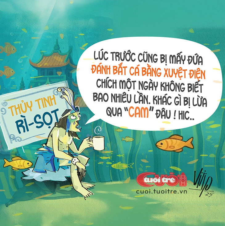 Thủy Tinh bị xuyệt điện không khác gì 'bên Cam' - Ảnh 1.