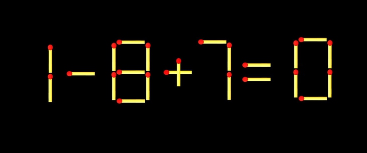 Thử tài IQ: Di chuyển một que diêm để 18+7=8 thành phép tính đúng - Ảnh 2.