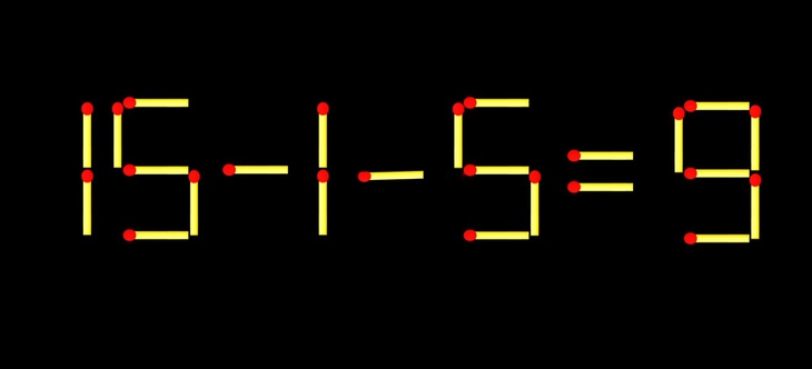 Thử tài IQ: Di chuyển một que diêm để 15-16=9 thành phép tính đúng - Ảnh 2.