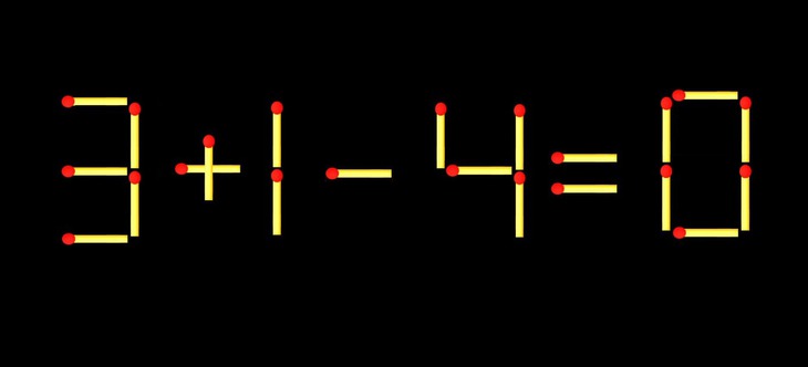Thử tài IQ: Di chuyển một que diêm để 3+14=8 thành phép tính đúng - Ảnh 2.