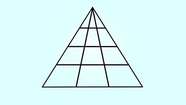 Đếm số hình tam giác trong 9 giây - Ảnh 1.