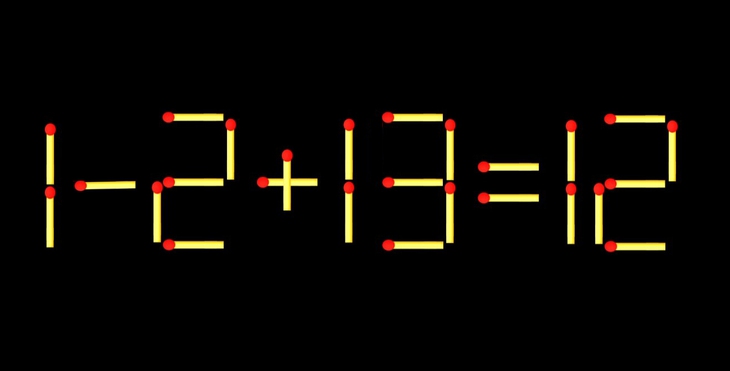 Thử tài IQ: Di chuyển một que diêm để 12+19=12 thành phép tính đúng - Ảnh 2.