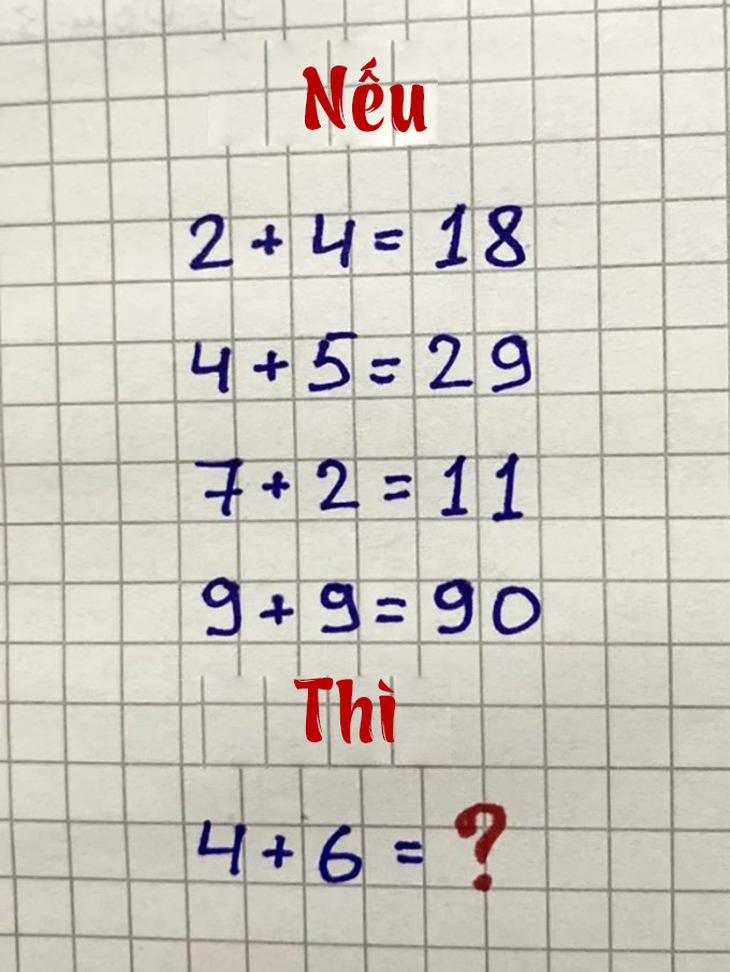Câu đố toán học khiến nhiều người lớn vò đầu bứt tai - Ảnh 1.
