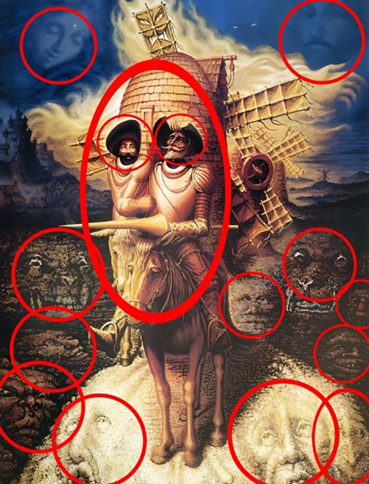 Hơn 90% người không thể đếm chính xác số lượng khuôn mặt ẩn giấu trong hình - Ảnh 2.