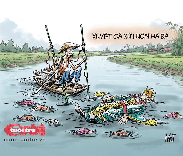 Xuyệt cá xử luôn... Hà Bá - Ảnh 1.