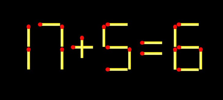 Thử tài IQ: Di chuyển một que diêm để 76+6=87 thành phép tính đúng - Ảnh 2.