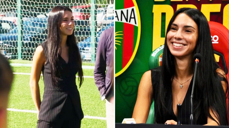 Đội bóng Ý gây sốt nhờ nữ chủ tịch xinh đẹp - Ảnh 1.