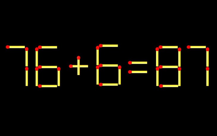 Thử tài IQ: Di chuyển một que diêm để 13+7=6 thành phép tính đúng - Ảnh 8.