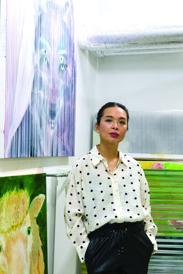 Dương Thùy Dương: Một người vẽ giữa trời Tây - Ảnh 1.