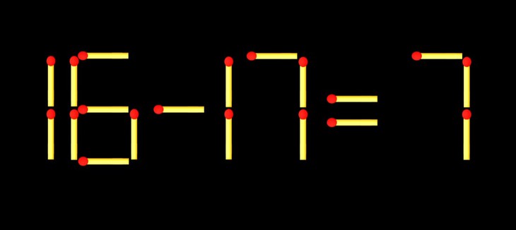 Thử tài IQ: Di chuyển một que diêm để 16+8=9 thành phép tính đúng - Ảnh 5.