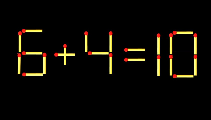 Thử tài IQ: Di chuyển một que diêm để 5+4=18 thành phép tính đúng - Ảnh 1.