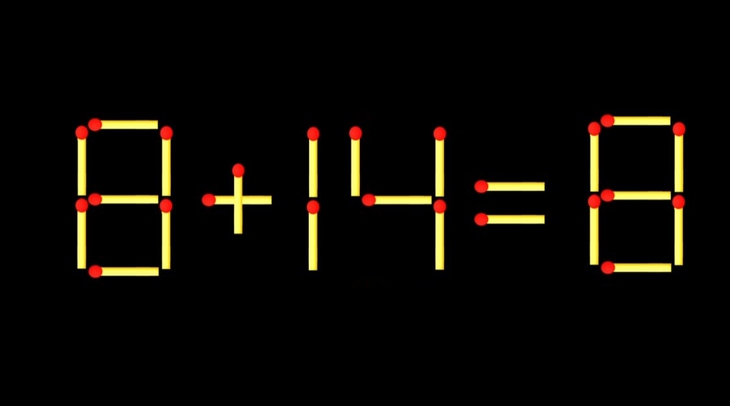 Thử tài IQ: Di chuyển một que diêm để 8+15=5 thành phép tính đúng - Ảnh 3.