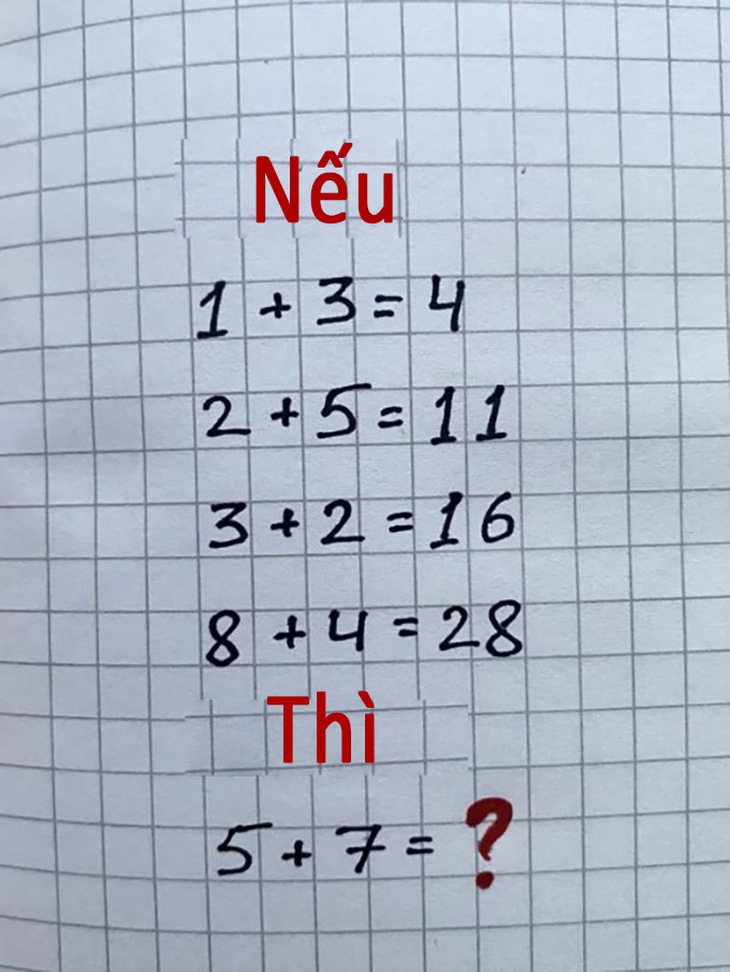 Người IQ cao có giải được câu đố toán học này trong 10 giây? - Ảnh 1.