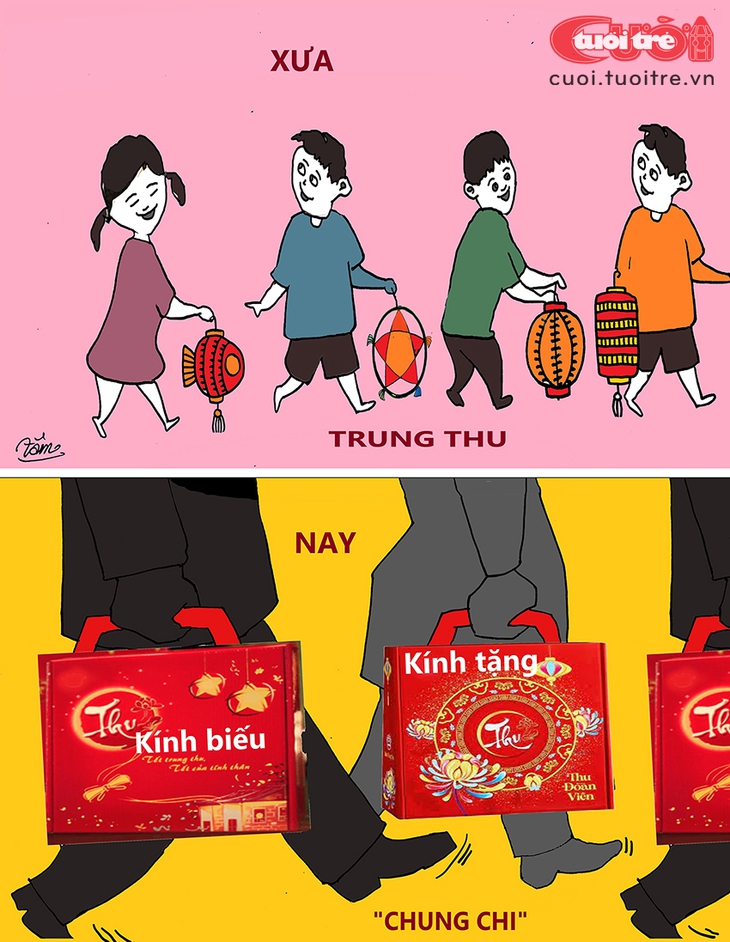 Trung thu xưa và nay - Ảnh 1.